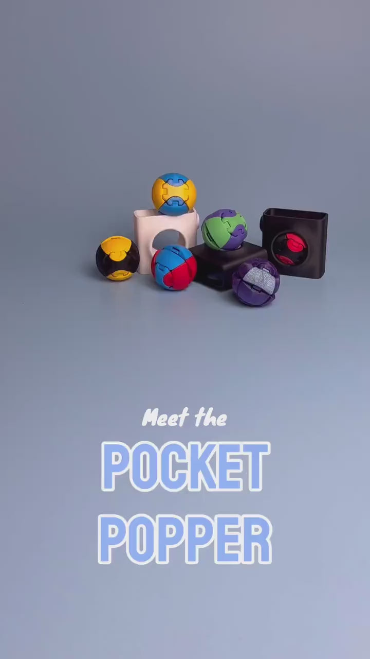 Pocket Popper Squishy "Zorble" Fidget - Sensory Stim Tool