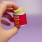 Stacked Potato Chips Tube Fidget Clicker with Wrist Strap or Keychain